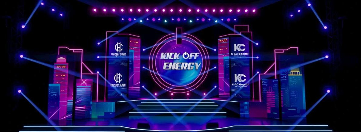 Sân khấu neon Kick Off Energy